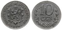 10 centymów 1918, żelazo, pięknie zachowane, KM 