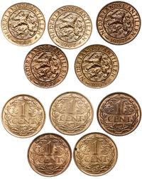 zestaw 5 x 1 cent 1957, 1959, 1961, 1963, 1967, 