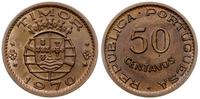 50 centavos 1970, Lizbona, brąz, pięknie zachowa
