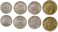 zestaw 4 monet, Rzym, 50 i 100 lirów z roku 1997