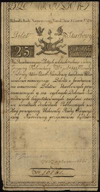 25 złotych 8.06.1794, Seria A, Miłczak A3