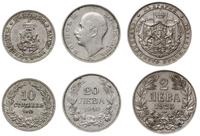 lot 3 monet, 10 stotinek 1913 (wybite za Ferdyna