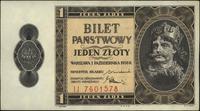 1 złoty 1.10.1938, seria IJ, bardzo ładny egzemp