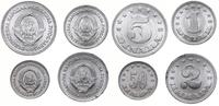 zestaw 4 monet 1953, Belgrad, 50 para, 1 dinar, 