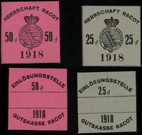 zestaw 2 banknotów 1918, w skład zestawu wchodzą