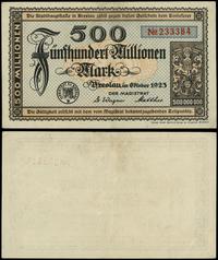 Śląsk, 500.000.000 marek, październik 1923