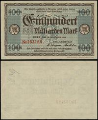 Śląsk, 100.000.000.000 marek, listopad 1923