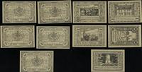 Śląsk, zestaw 5 banknotów o nominale 50 fenigów, bez daty (1922)