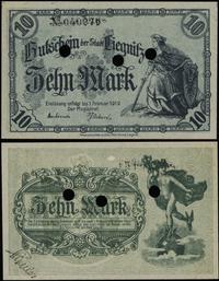 10 marek  bez daty (ważne do 01.02.1919), numera