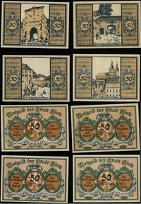 zestaw: 4 x 50 fenigów  bez daty (1921), z żółto