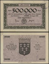 500.000 marek 08.1923, numeracja 5732, zagniecen