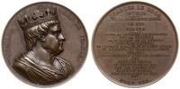 medal z serii władcy Francji - Karol Otyły 1839,