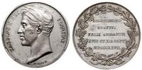 Francja, medal na pamiątkę wizyty Karola X w Amiens, 1827