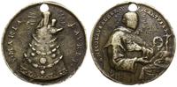 medal religijny XVIII w., Rzym, Aw: Postać Marii
