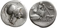 denar 115-114 pne, Rzym, Aw: Głowa Romy, za nią 