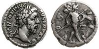 denar 170-171, Rzym, Aw: Głowa cesarza w wieńcu 