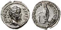 denar 202, Rzym, Aw: Głowa cesarza w wieńcu laur