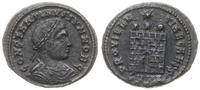 follis 327-329, Heraclea, Aw: Popiersie cesarza 