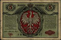 5 marek polskich 9.12.1916, "Biletów...Generał",