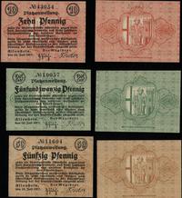 zestaw 3 banknotów, 10 fenigów 15.07.1917, numer