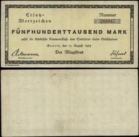 500.000 marek 11.08.1923, numeracja 284847, złam