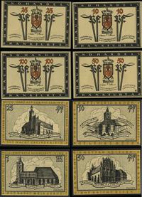 zestaw 4 banknotów bez daty (1921), łącznie 4 ła