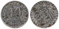 Niemcy, 10 fenigów, 1922 E
