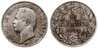 Niemcy, 1/2 guldena, 1855