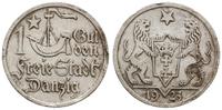 1 gulden 1923, Utrecht, Koga, rysy w tle awersu,