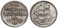 1/2 guldena 1923, Utrecht, Koga, czyszczone, AKS