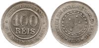 100 reis 1898, Rio de Janeiro, miedzionikiel, KM