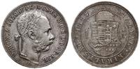 1 forint 1887 KB, Kremnica, moneta czyszczona, H