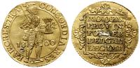 dwudukat 1800, Utrecht, złoto 6.94 g, uszkodzona