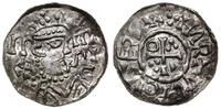 denar 1009-1018, Salzburg, Aw: Popiersie władcy 