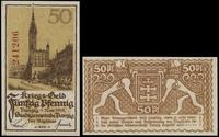 50 fenigów 1.11.1918, numeracja 241206, lewy mar