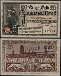 20 marek 15.11.1918, numeracja 157399, z pieczęc