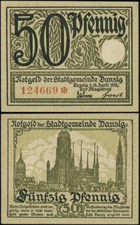 50 fenigów 15.04.1919, numeracja 124669 ❉, druk 