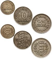 lot 3 monet, Tallin, 10 marek 1925, 3 marki 1926