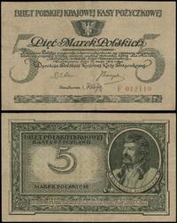 5 marek polskich 17.05.1919, seria F, numeracja 