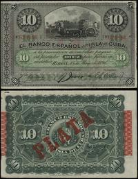 Kuba, 10 pesos, 15.05.1896