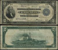 2 dolary 1918, seria G 7711189 A, niebieska piec