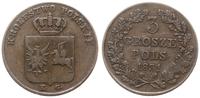 Polska, 3 grosze polskie, 1831