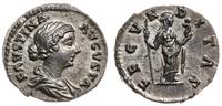 denar 161-164, Rzym, Aw: Popiersie cesarzowej w 