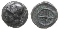 brąz IV w. pne, Aw: Głowa Ateny w hełmie w lewo,