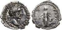 denar 153-154, Rzym, Aw: Głowa cesarza w wieńcu 