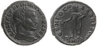 follis 308-310, Nicomedia, Aw: Głowa cesarza w w