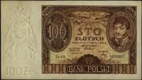 100 złotych 2.06.1932, seria AN, znak wodny z dw