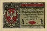 1/2 marki polskiej 9.12.1916, "Generał", seria B
