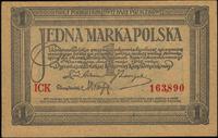 1 marka polska 17.05.1919, seria ICK, pięknie za