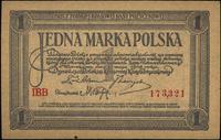 1 marka polska 17.05.1919, seria IBB, pięknie za